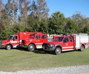 Group photo E
Left to right- Rescue 35, Engine 1, Squad 1