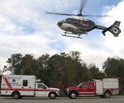 Helicopter photo C
Left to right- Rescue 34, Air methods, Squad 1
